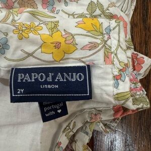 Papo D’Anjo Floral Smocked Girls Dress